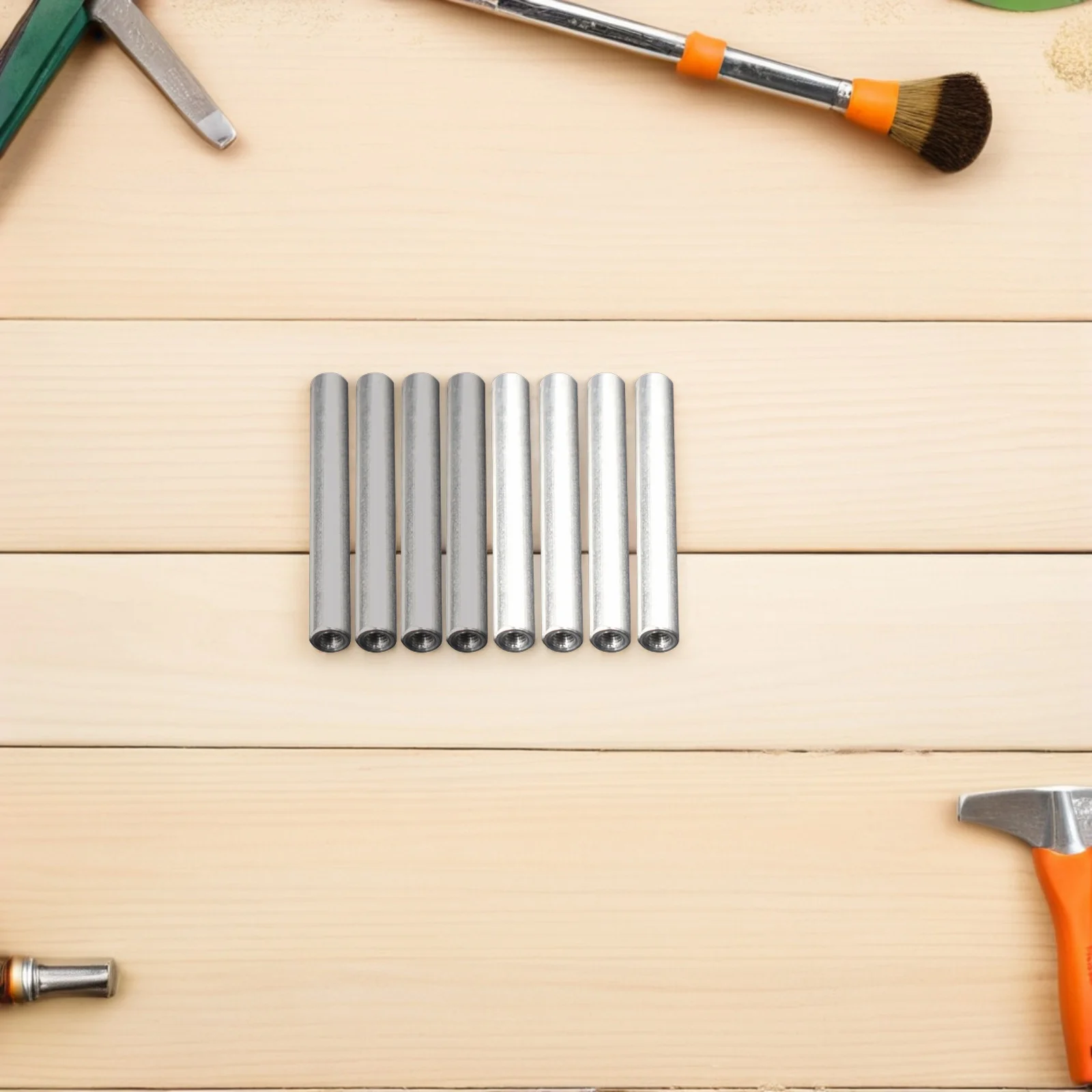 

8pcs Electrolyzer Aluminum Rods for Water Quality Testing Soft Iron Electromagnet Core Suitable Home Office Hotels Travel Use