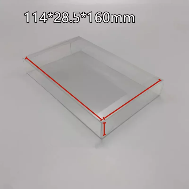 100pcs Clear PET Storage cover For Sega Game Gear , for GG game EU US version dedicated transparent storage box display box