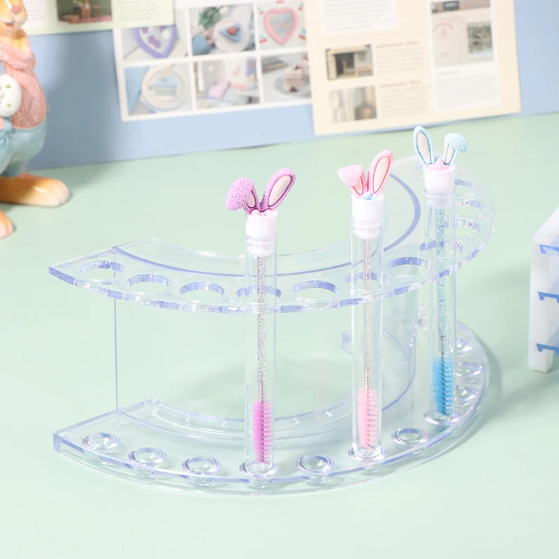 まつげブラシチューブディスプレイスタンド,まつげブラシ収納ホルダー,ピンセット,口紅,アクリルペン,美容メイクツール