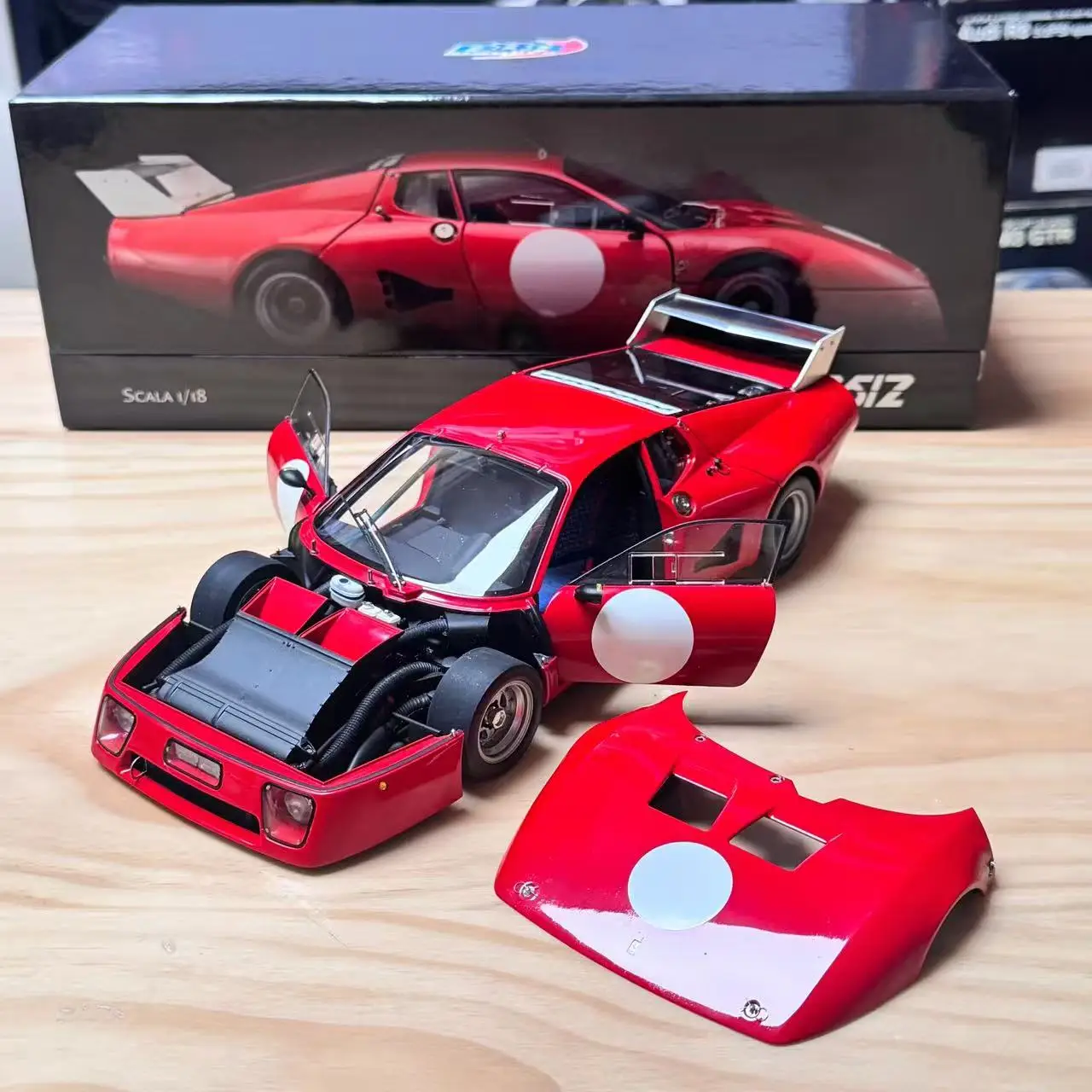 BBR 1:18 BB512 LM Simulation Limited Edition All Open Alloy Metal Static Car Model Toy Gift