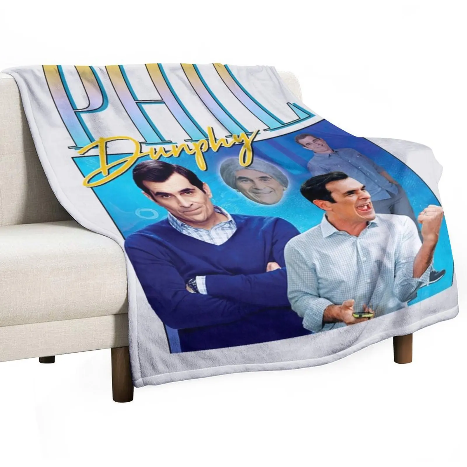 Phil-Dunphy-Homage Throw Blanket Sofa Throw Plaid Designers Moving Blankets