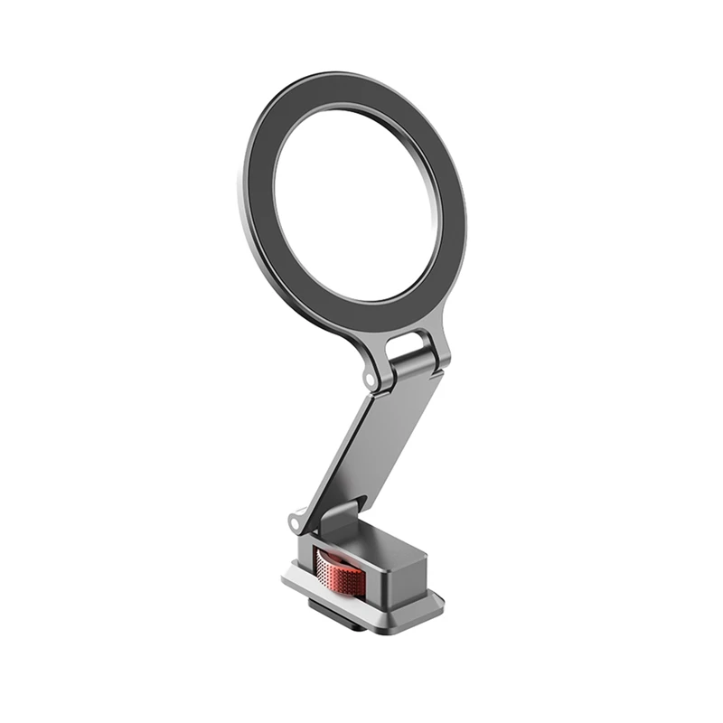 

N15R-Flymile Magnetic Phone Clamp For Magsafe Phone Clip Holder Tripod Mount With 1/4Inch Screw Cold Shoe
