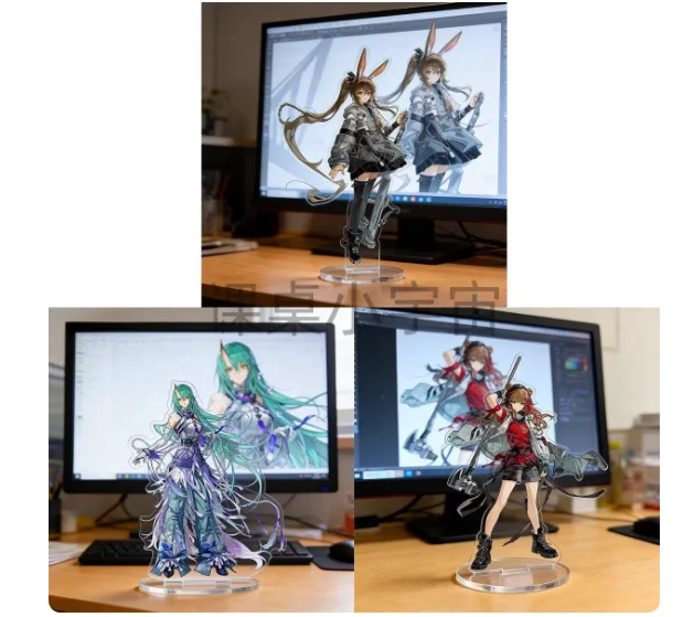 

Японская аниме-фигурка Arknights Амия Зима, акриловая подставка-модель, коллекционная, для косплея, настольный декор, подарки XYZ