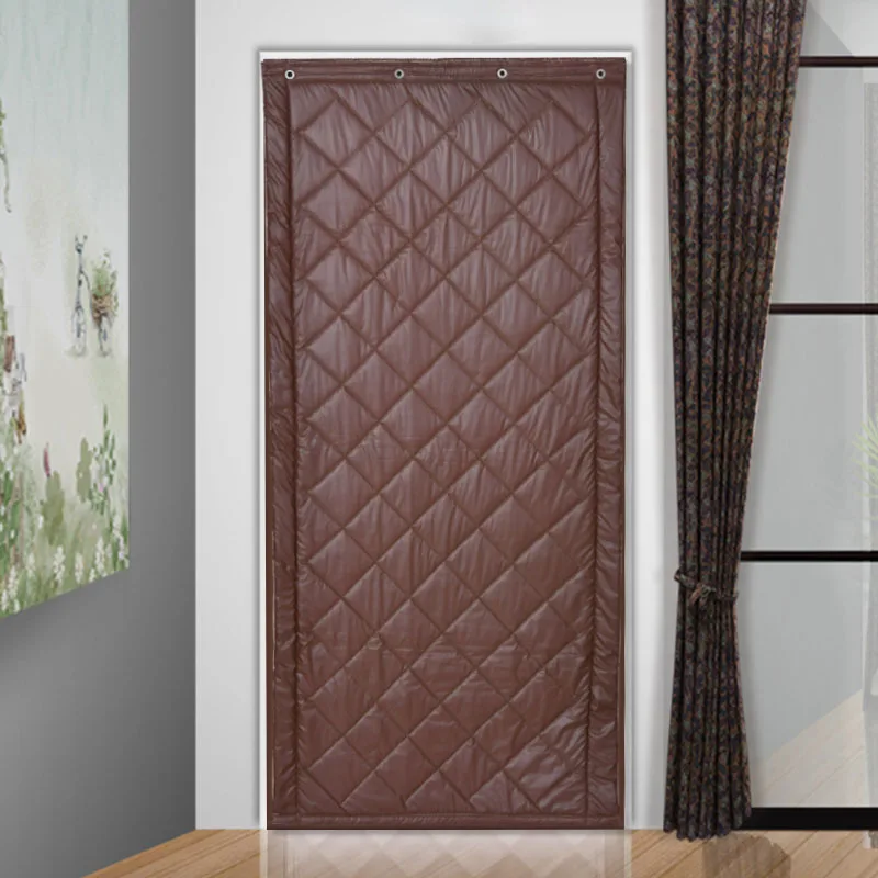 Windproof and Cold Resistant Air Conditioning, Warm and Soundproof, Winter PU Waterproof Magnetic Suction, Silent Curtains