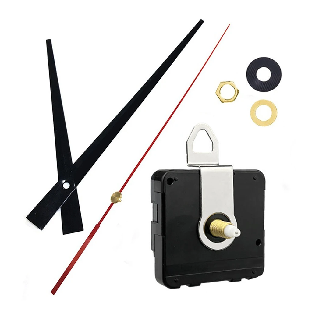 Set Stille DIY Wanduhr Bewegung Mechanismus Quarzuhr Ersatz Motor mit Nadeln und Aufhänger Uhr Reparatur Teile