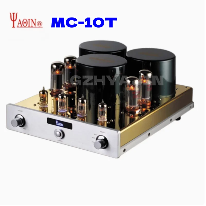 YAQIN MC-10T Tube Amplifier EL34 Tube Fever HiFi High Fidelity 40W*2 High Power Amplifier Home Audio