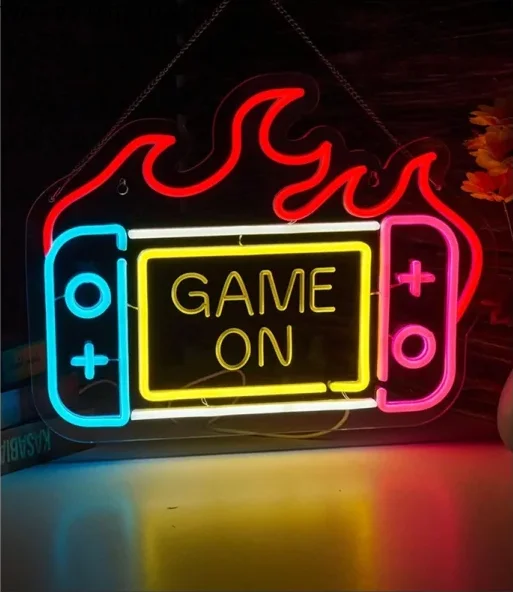 حار بيع مخصص LED النيون ضوء التثبيت السريع ديكورات داخلية/خارجية لإعلان بناء شريط ألعاب الزفاف #1