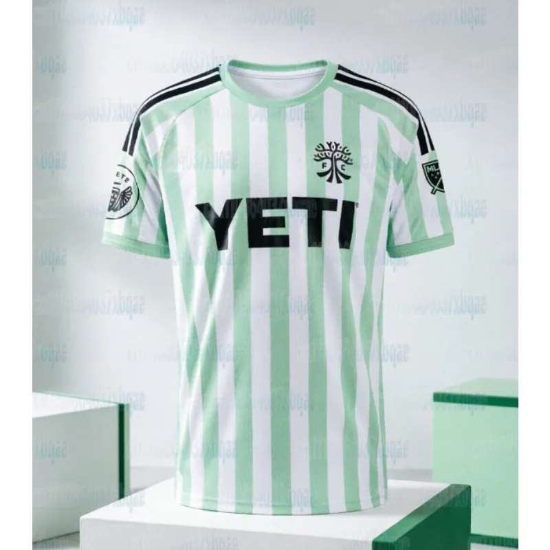 Popular MLS Austin FC 2026 Away Sports Shirt, Quick Drying Breathable Sweat Wicking, Family 3D Printed Short Sleeved T-shirt