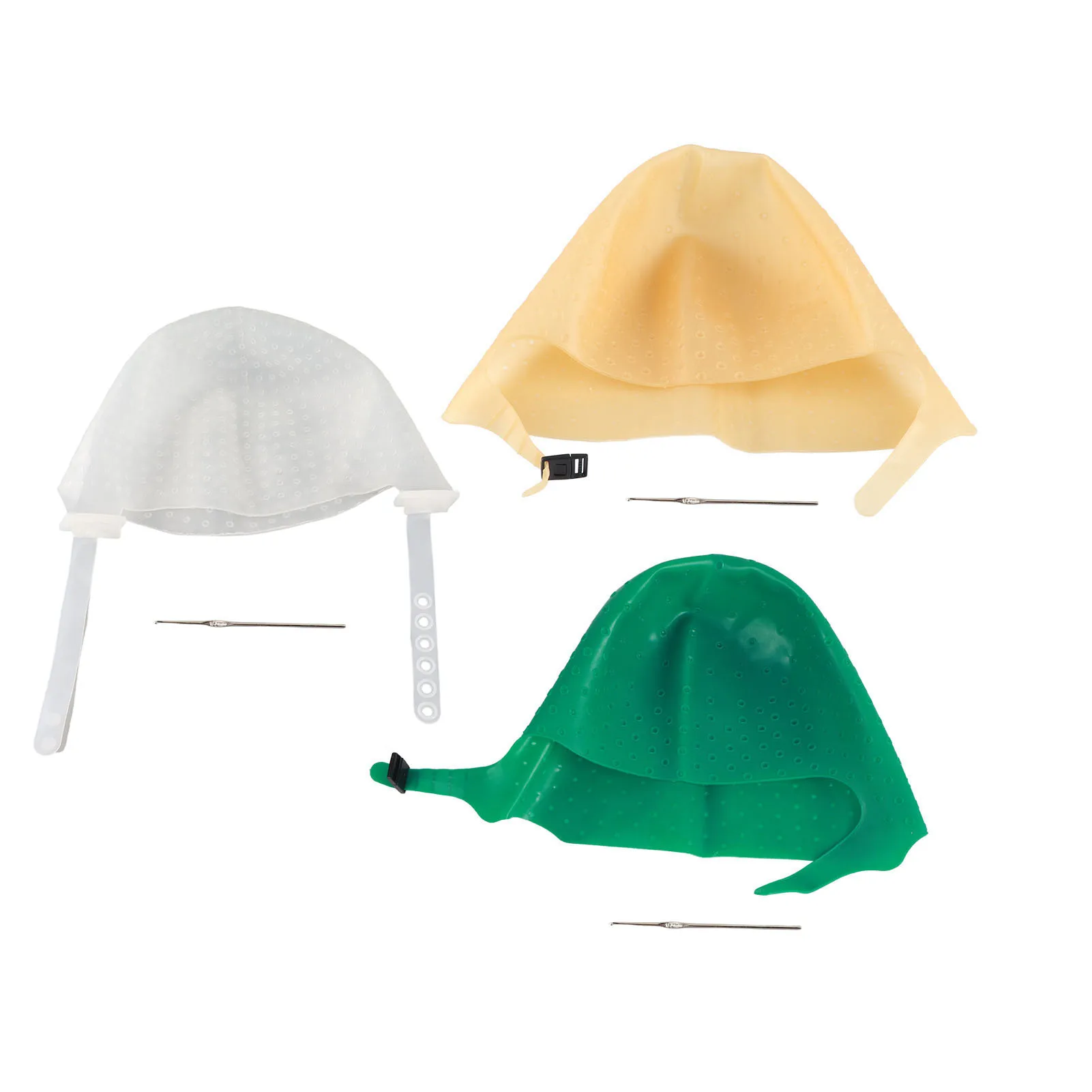 Hair Coloring Highlighting Hat Silicone Reusable DIY Hair Dyeing Hat Tool for Beauty Salon Hair Dyeing Hat Hairdressing Hat Tool