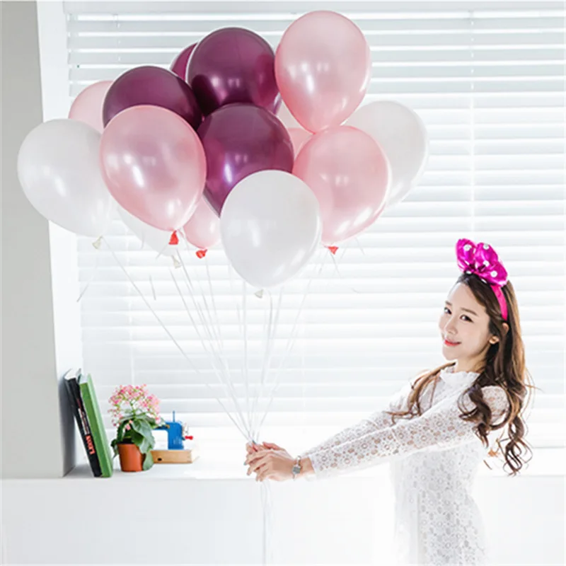 10/20/30pc 10inch 1.5g Pearl Latex Balloons Happy Birthday Party Wedding Christmas Decorations Balloon Kids Air Balls Globos