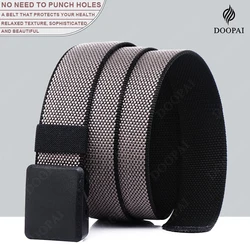 Mens Nylon Webbing Belts Canvas Casual Fabric Tactical Belt Automatic Buckle Light Comfortable Non-metal Military Nylon Belt