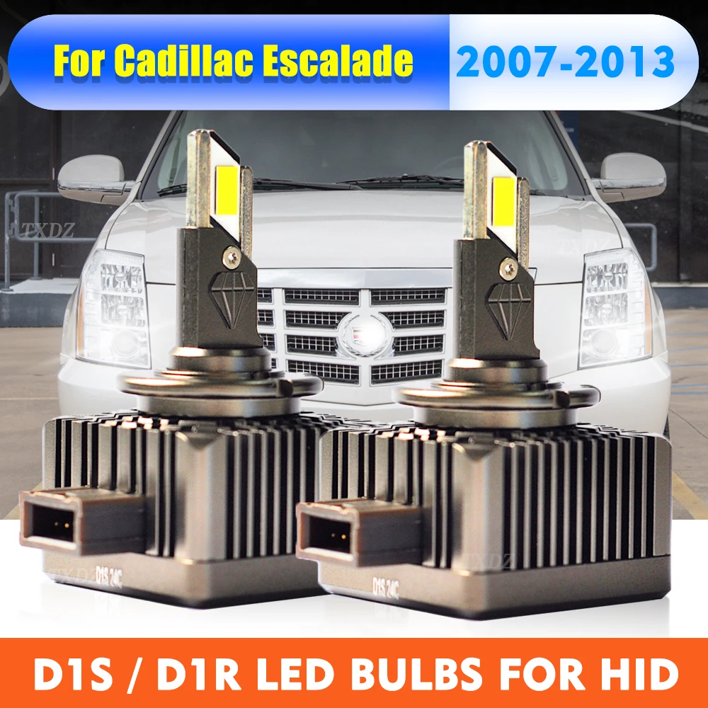 D1 D 1S D1r Led Koplampen D1c Led 6000K Compatibel Voor 07-13 Cadillac Escalade Xenon Verborg Vervangingsverlichting Plug & Play