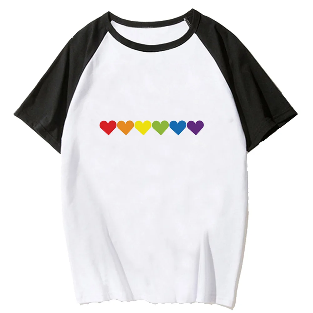 Lgbt Lesbian Gay Bisexual t shirt women designer Japanese top girl 2000s streetwear funny clothing