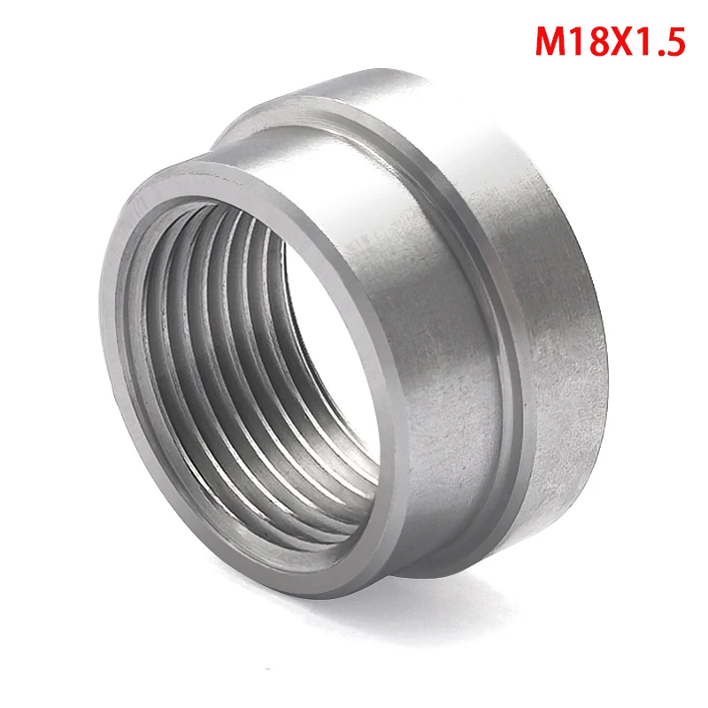 Stainless Steel Stepped Weld Bung M12X1.25 M16X1.5 M20X1.5 M22 X 1.5 Female Thread Metric Mounting Boss Fitting
