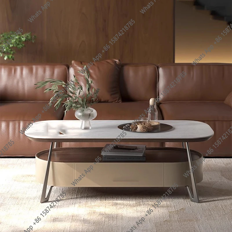 

Italian Luxury Coffee Table Living Room Designer Nordic Modern Coffee Table Simple Minimalist Muebles Para El Hogar Furniture