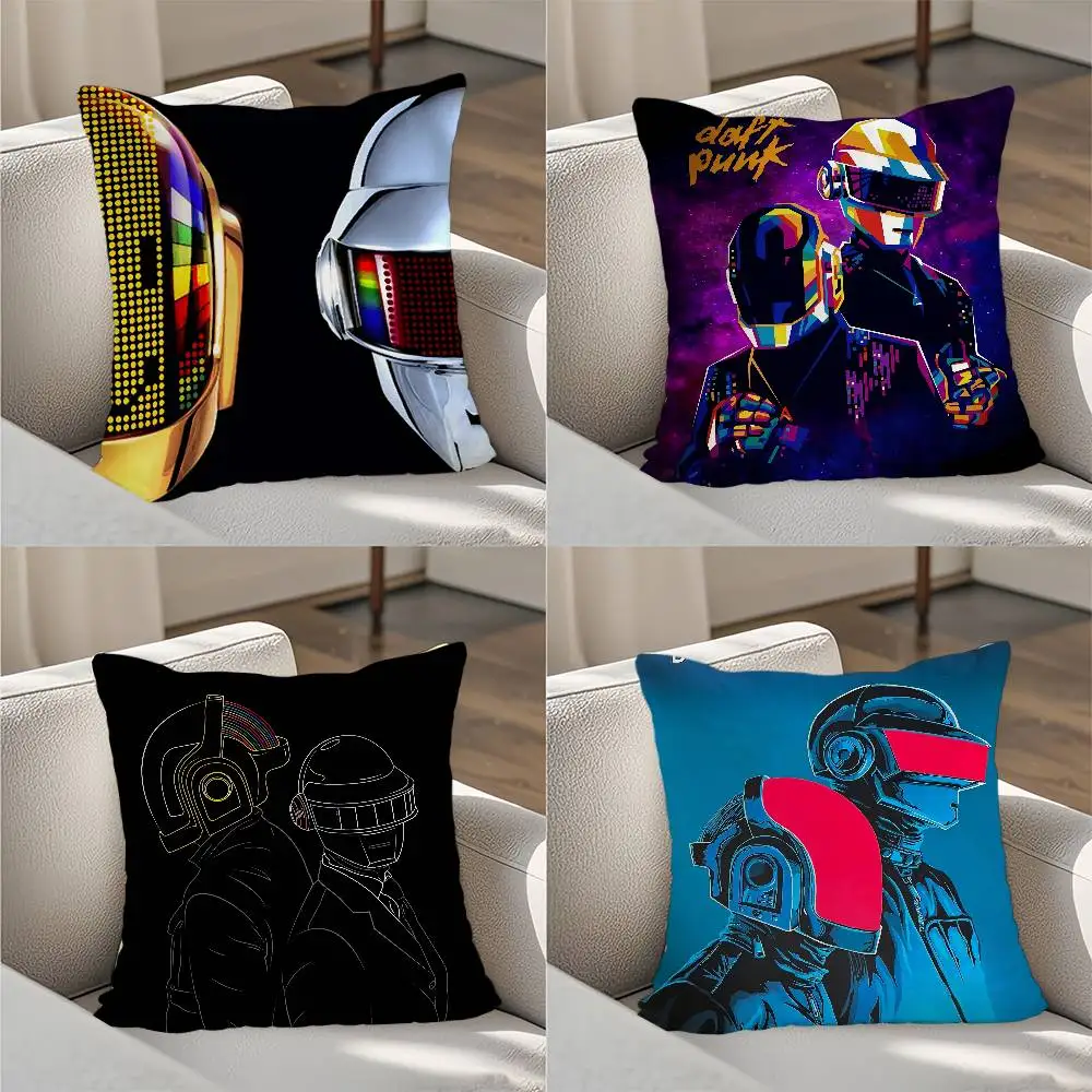 

DaftS PunkS Pillow Case Luxury Double-sided For Car Pillows 45x45 Cushions Cover Home And Decoration Sofa Pillowcase 50x50