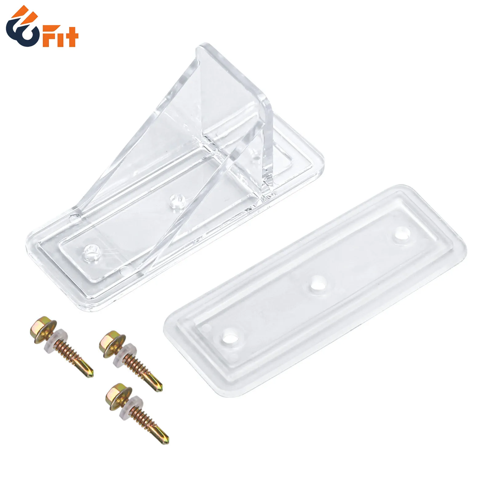 50Pcs Snow Guards for Metal Roof with Seal Gasket and Weatherproof Screws Heavy-Duty Polycarbonate Snow Stops USA Local Shiping