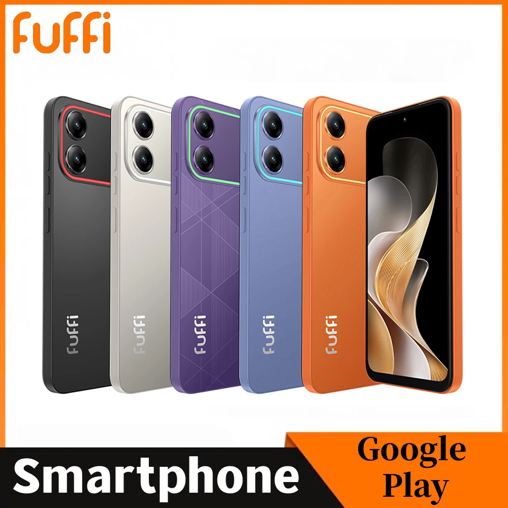 FUFFI Global Vision I17 Pro Smartphone Android 8GB RAM 256GB ROM 6.67 Inch Phone 5800mAh 720x1612HD 48MP 4G Network Mobile Phone