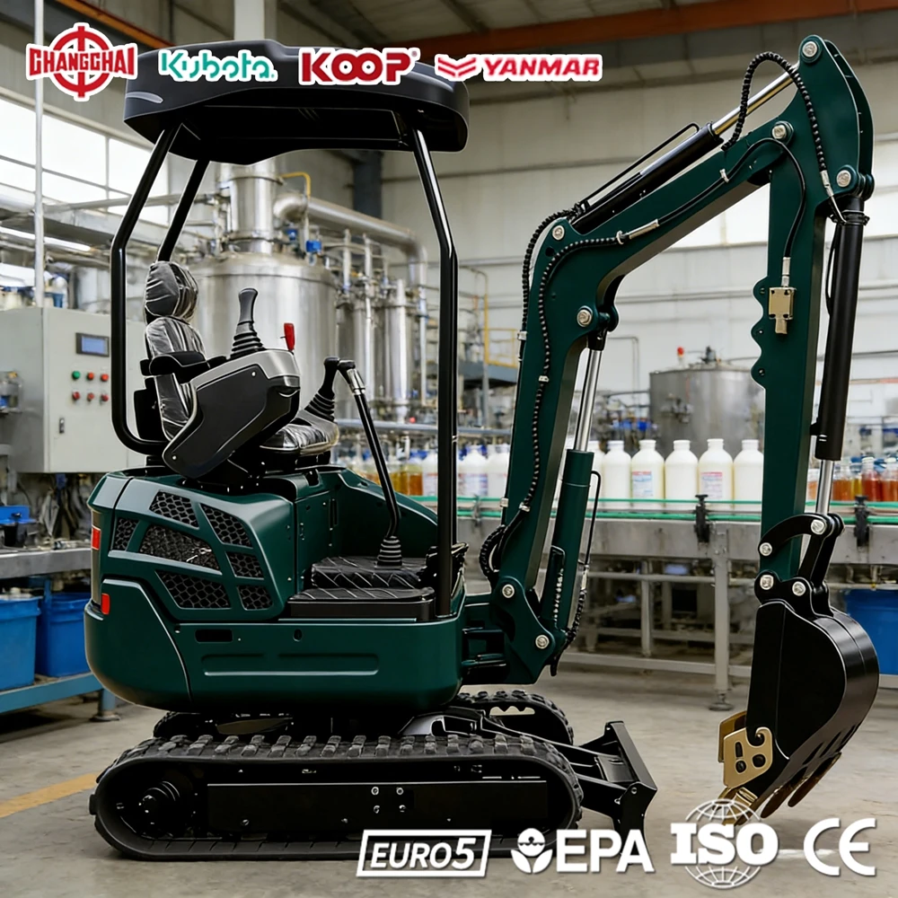 

Mini Excavator 1.0Ton Tools Construction 1.7Ton 3.0Ton Excavators Europe EPA Euro 5 CE Factory Direct Sale