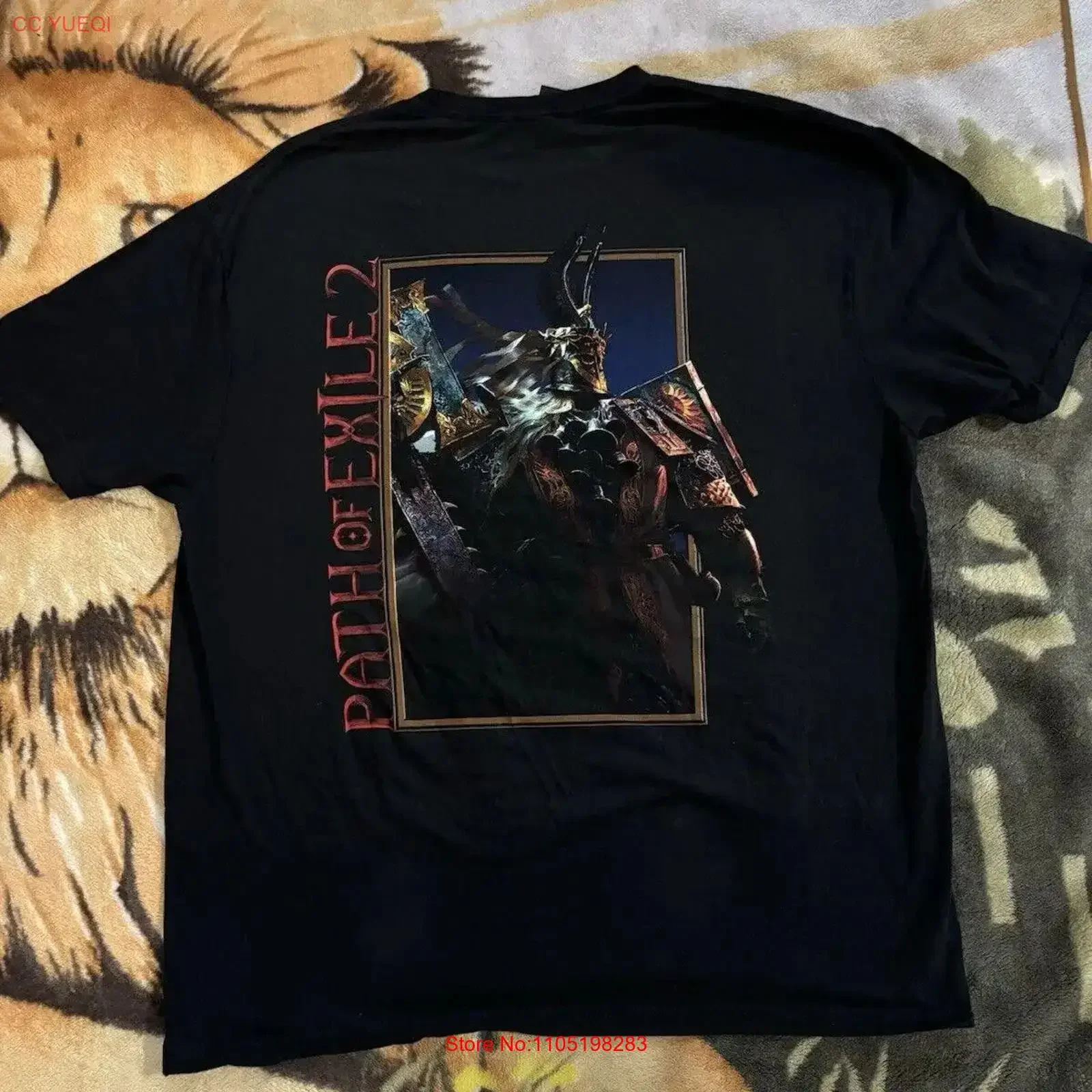 

Футболка Path of Exile Sz XL для взрослых Pax 2024, двусторонняя черная винтажная стираная модная мягкая дизайнерская одежда, уличная одежда, стильная