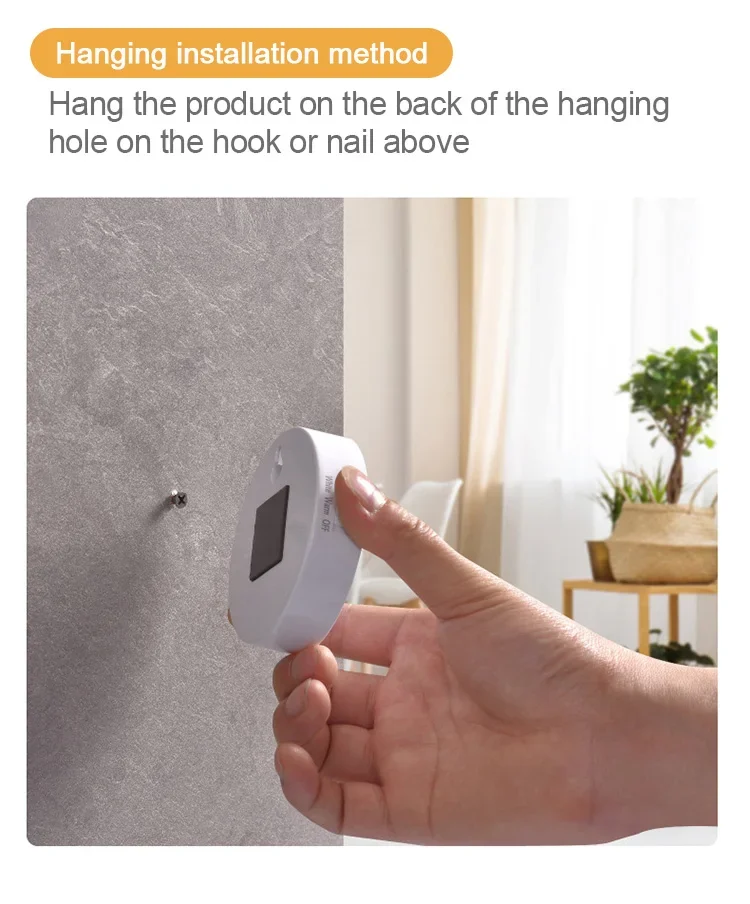 HPH LED Motion Sensor Light 3PCS USB Rechargeable Night Light for Kitchen Cabinet Wardrobe Staircase Closet Wireless Light