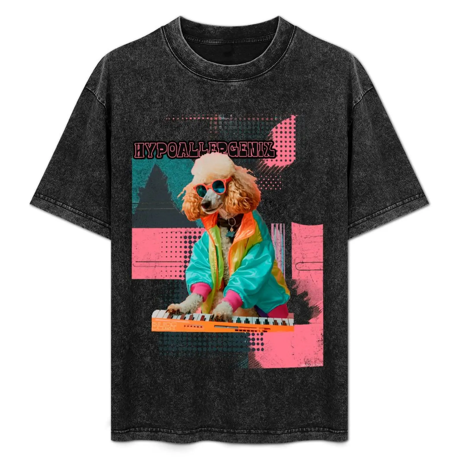 

DJ Hypoallergenix Poodle Dog Band Shirt by Blirt T-Shirt baggy shirts vintage t shirts mens graphic t-shirts funny