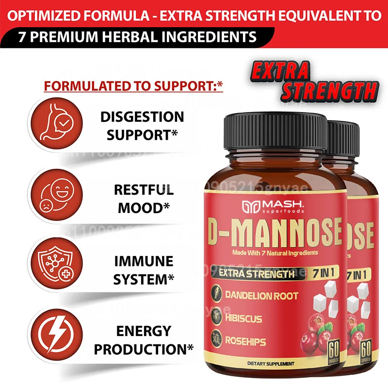 D-Mannose Capsules for Women's Urology Health | Dietary Supplement