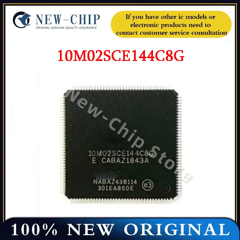 1PCS-20PCS/LOT  10M02SCE144C8G  package EQFP-144  Programmable logic chip NEW ORIGINAL  10M02SCE144