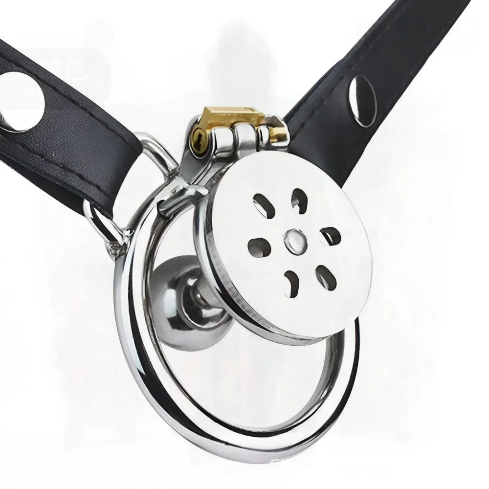 Frrk سيليكون القسطرة قفل سلبي جهاز العفة مع تدليك الصلب الكرة قابل للتعديل الفولاذ المقاوم للصدأ الذكور الامتناع عن ممارسة الجنس لعبة #1