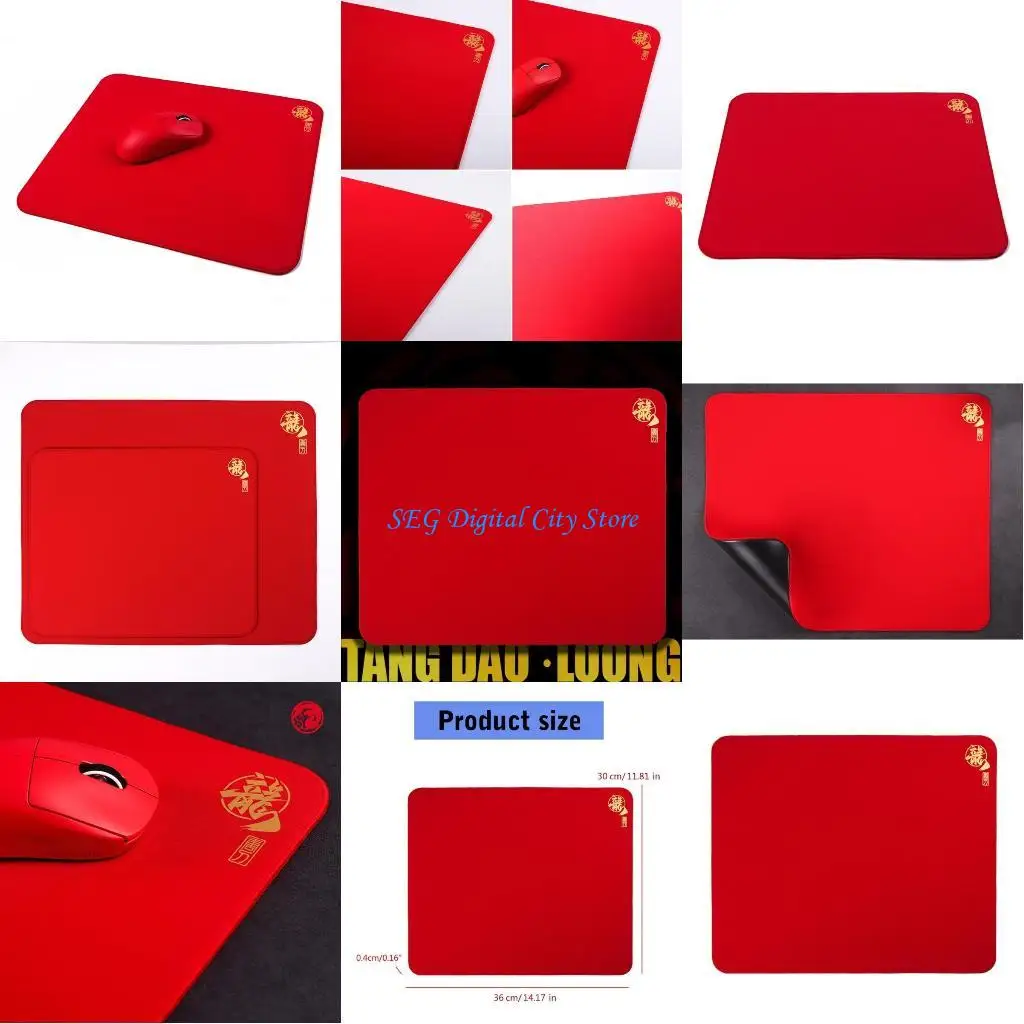 

U75B Esportstiger Tangdao Loong Год s Gaming Pad Pad Большие резиновые коврики для мыши для геймеров 360x300x4mm