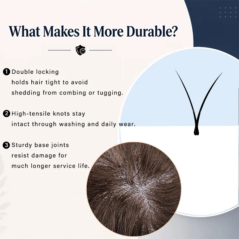 8*11 Upgrade Toupee for Men Durable Male Hair Prosthesis Ultra Delicate Men's Wig Soft Remy Hair System Wig Men