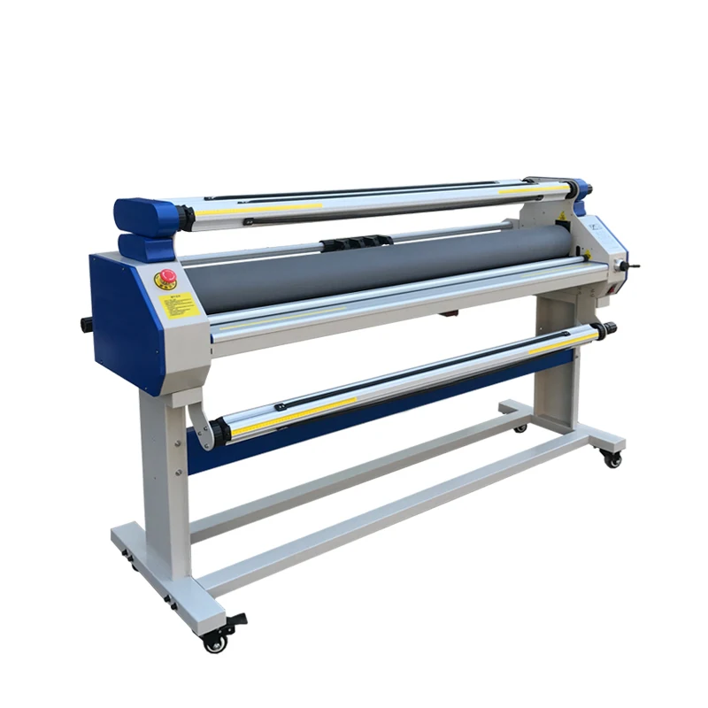 63in Large Format Full auto Electrical Roll to Roll Thermal Automatic Cold Laminator With Heat Assisted and Trimmer