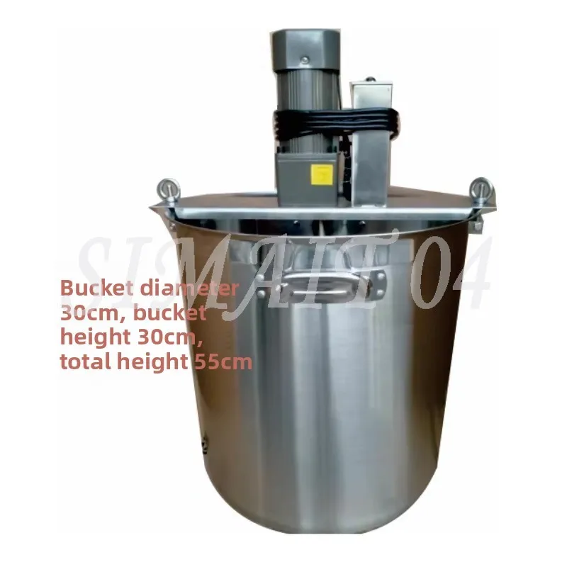 Small Automatic Hot Pot Base Stir-Fry Machine, Electric Sauce Mixer for Broad Bean Paste, Chili Sauce & Meat Jam