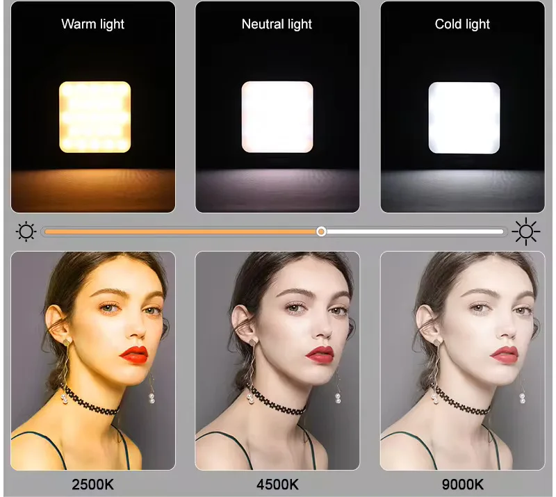 Mini Portable LED Video Selfie Fill Light Beauty Soft Light Mobile Camera Pocket Adjustable LED Live streaming Fill Lamp