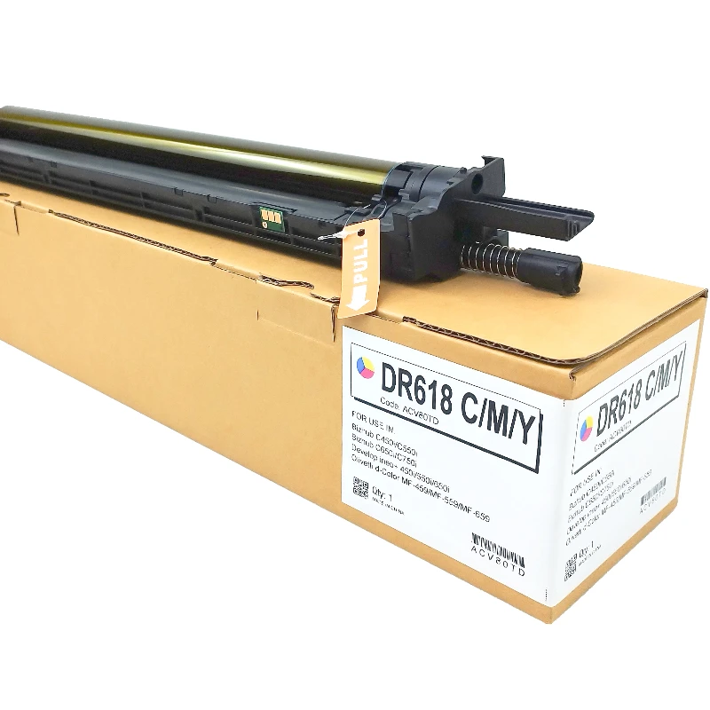 

1pcs CMYK DR618 Drum Unit For Konica Minolta C450i C550i C650i C750i DR 618 DRUM UNIT