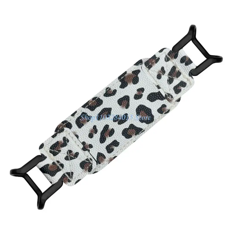 R6FF Flexible Tablet Hand Strap For 6 7 8inch Models Soft PU Material Secure Hold Reading Companion