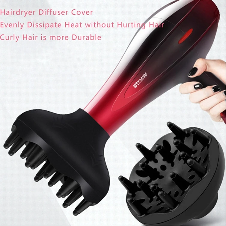 Difusor de Pelo Universal para Rizos Naturales, Accesorio Profesional para Secador de Pelo, Aumenta el Volumen, Antiencrespamiento, para el Hogar y Salón, 1 Pieza