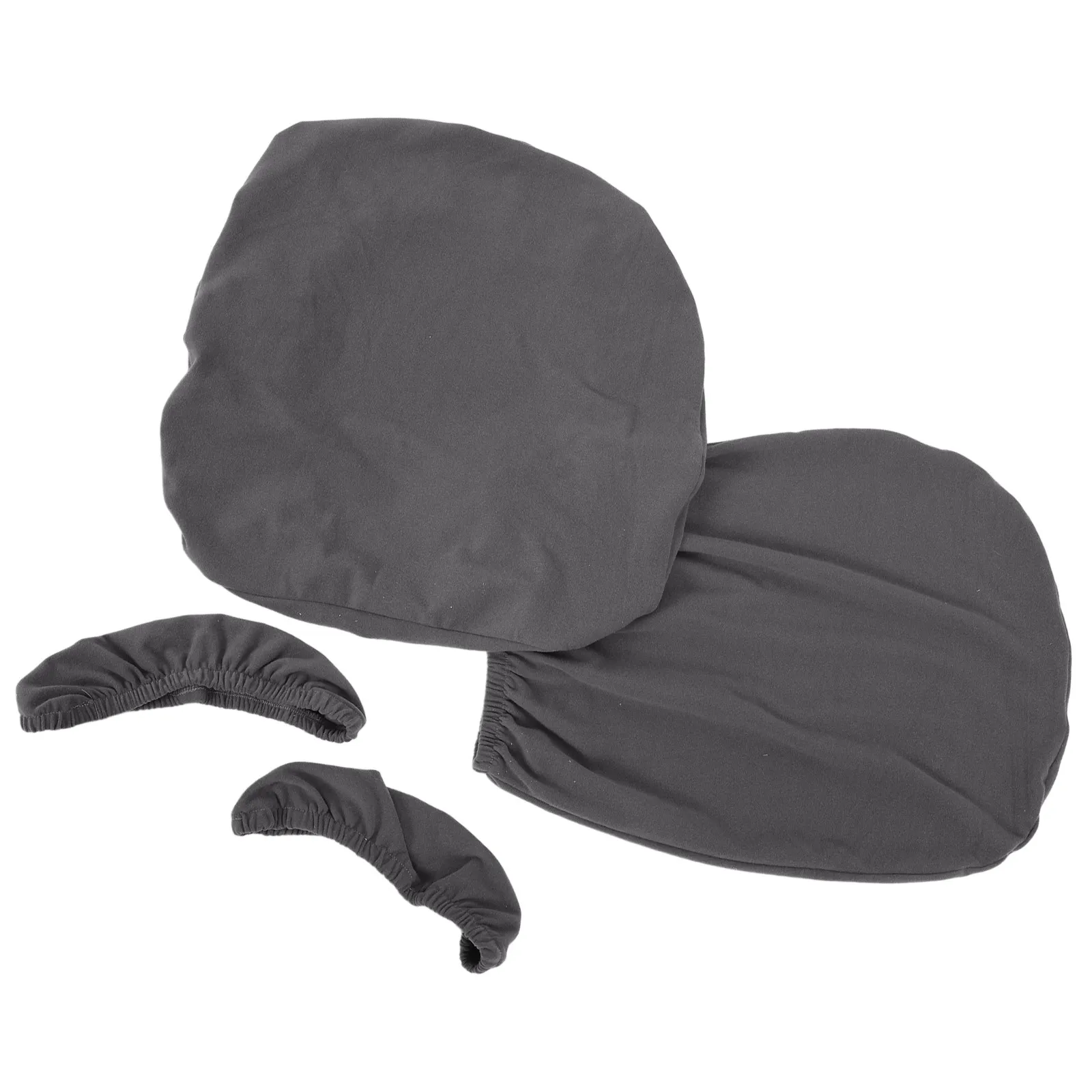 1Set Office Chair Covers Breathable Milk Silk Elastic Computer Chair Cover Set Seat Backrest Armrest Protector Office Furniture
