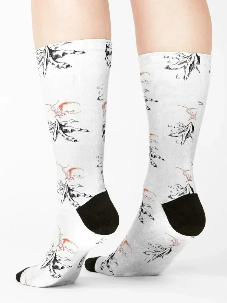 The Lonely Mountain Socks christmas gifts Climbing anti slip football sheer Men Socks Luxury Brand Women's