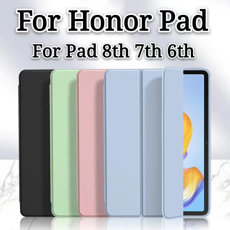 

For Honor Pad8 12-inch tablet case V8Pro V7 V6 protective case Honor Pad7th 6th 10.1-inch bracket shockproof tablet soft case