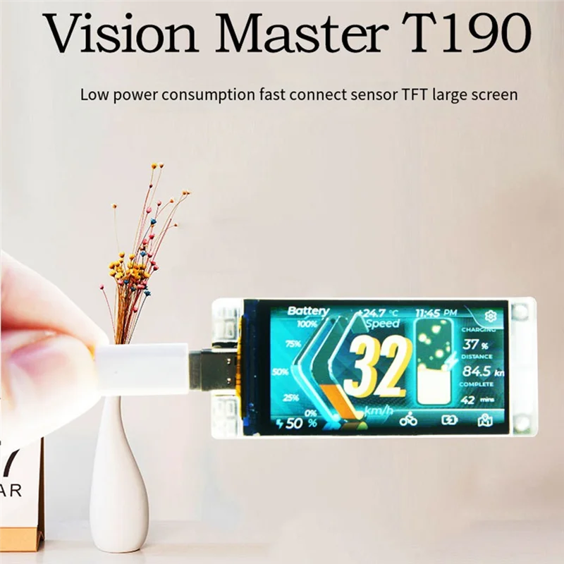 A92Z جديد 1.9 بوصة TFT شاشة ملونة ESP32-R8 وحدة SX1262 رقاقة بروتوكول لوراوان بلوتوث واي فاي
