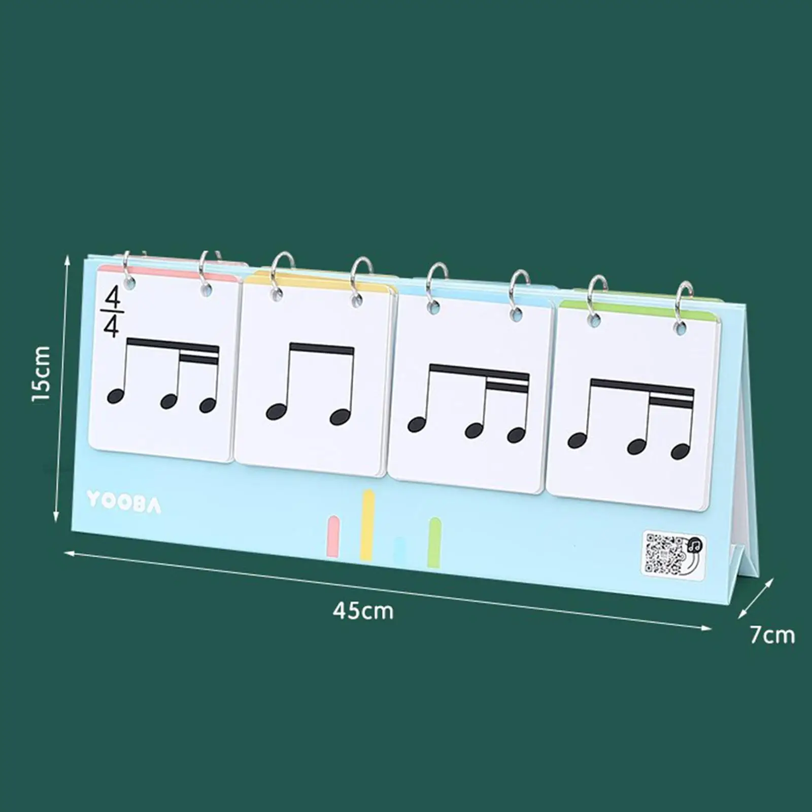 Scheda di notazione musicale Schede riutilizzabili per l'allenamento del ritmo per l'addestramento alla chitarra