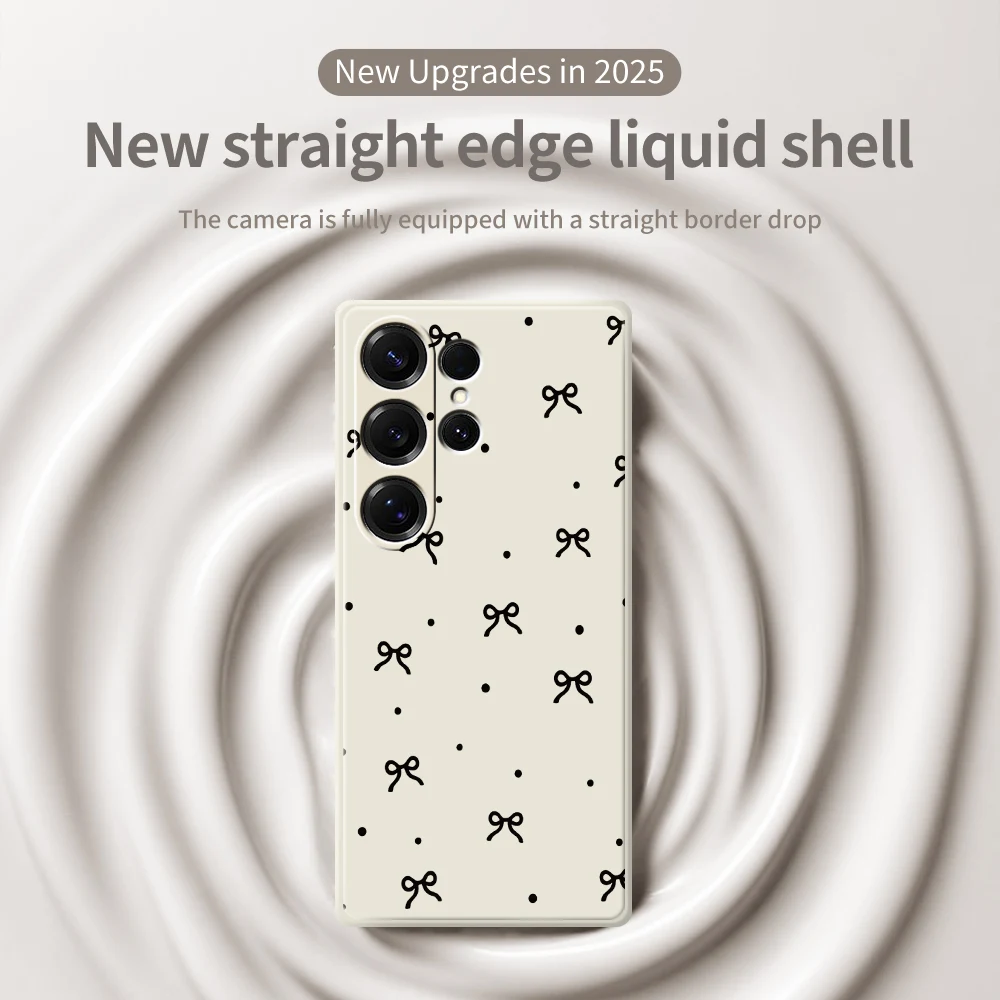 Bowknot Polka Dot Phone Case For Samsung Galaxy A56 A32 A23 A22 5G A32 A23 4G A55 A54 A53 A52 A51 A35 A34 A31 A25 A24 Soft Cover