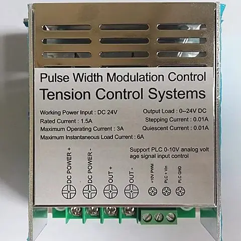 DC24V magnetic powder clutch brake controller tension adjustment board supports PLC simulation 0-10V control PWM control
