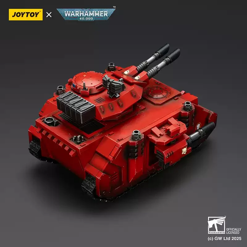 2025 Q4 JOYTOY Warhammer 40K 1/18 Blood Angels Predator Annihilator z Podwójnymi Laskanonami Anime Militarny Model Figurki Akcji Zabawki