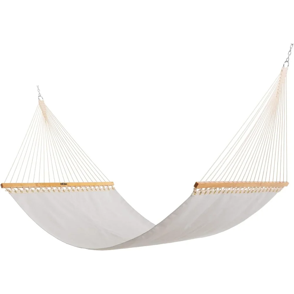 

Large Augustine Oyster Sunbrella Quick Dry Hammock with Free Extension Chains & Tree Hooks, Handcrafted in The USA, 400 LB