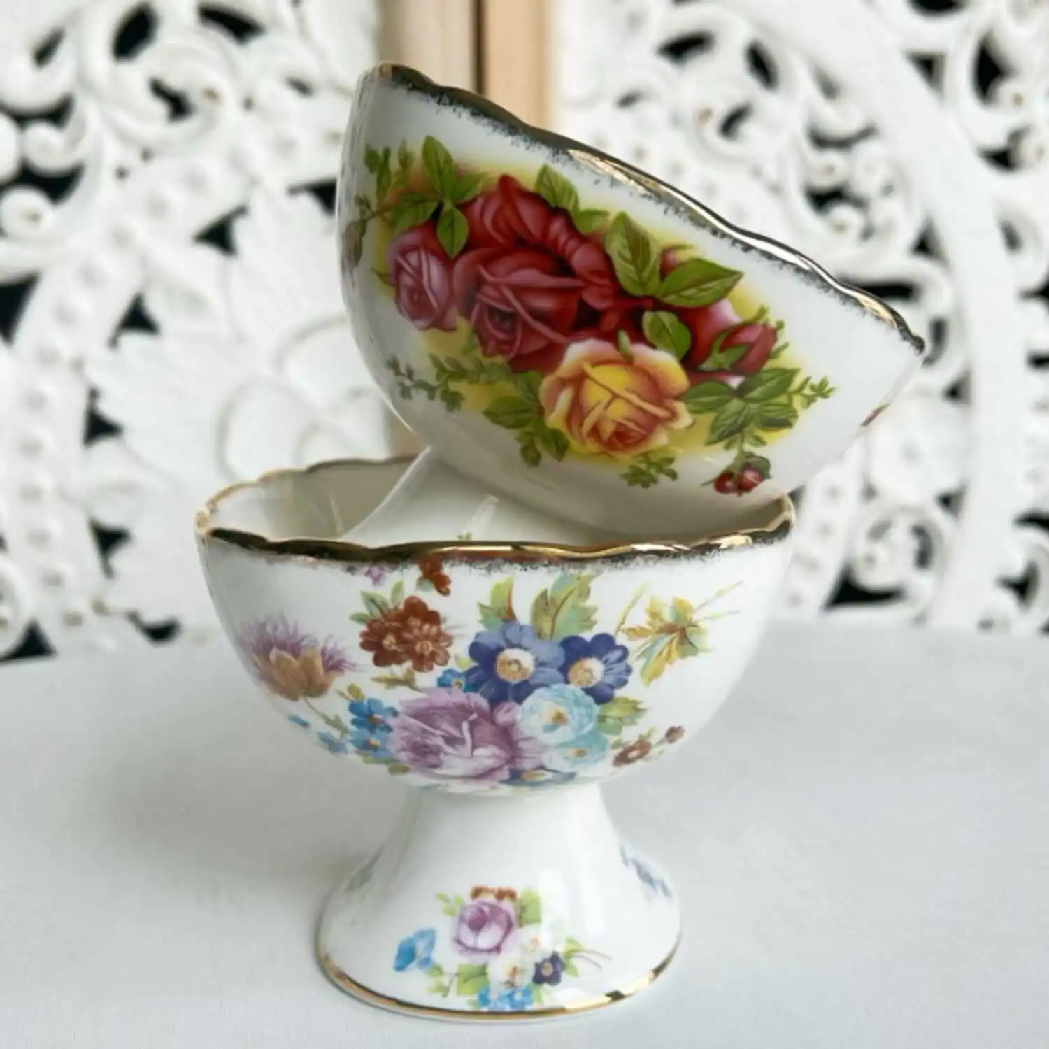 

European style ceramic ice cream cup, ice cream cake cup, salad bowl, dessert bowl, fruit salad pudding cup