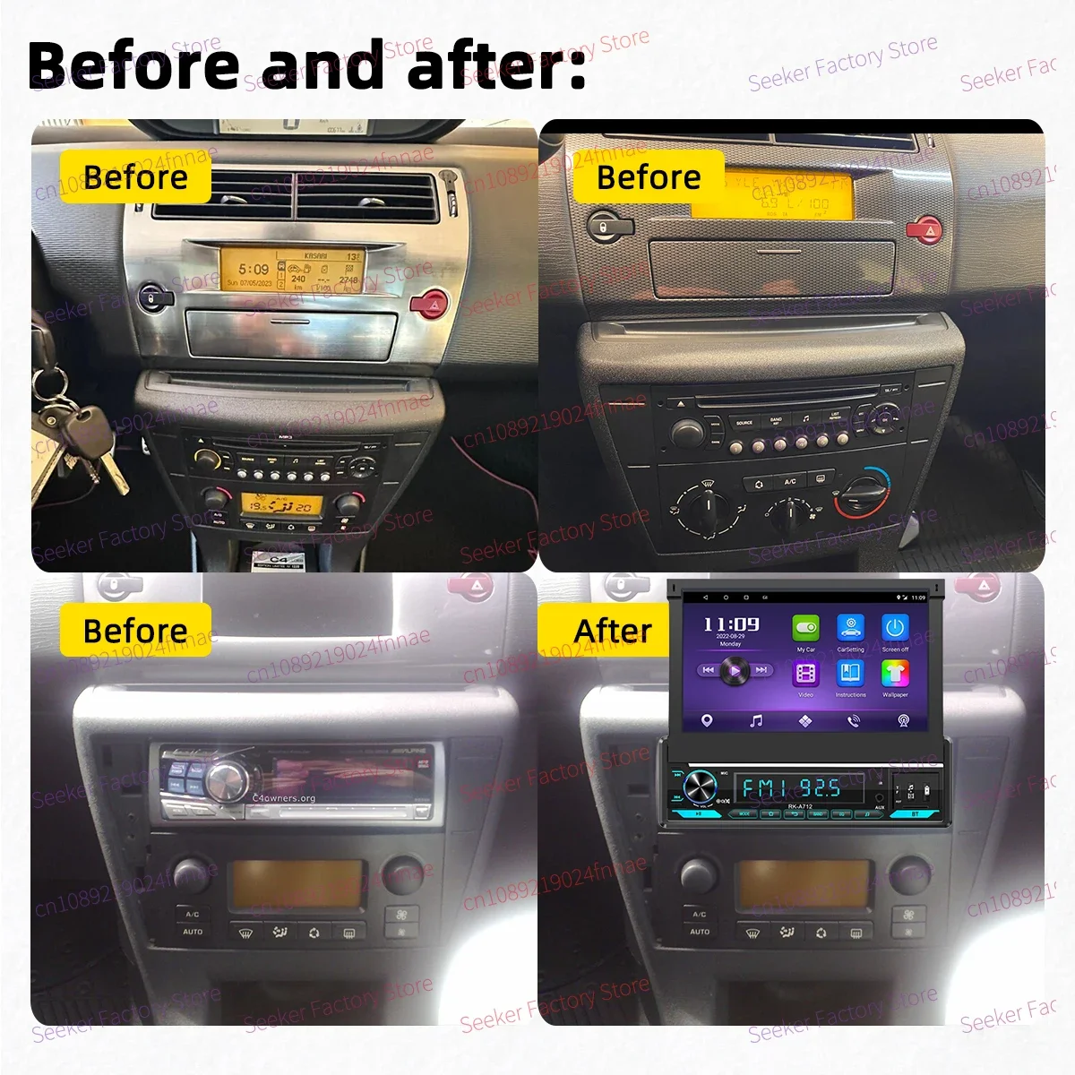 Android Car Multimedia 1 Din Radio 7