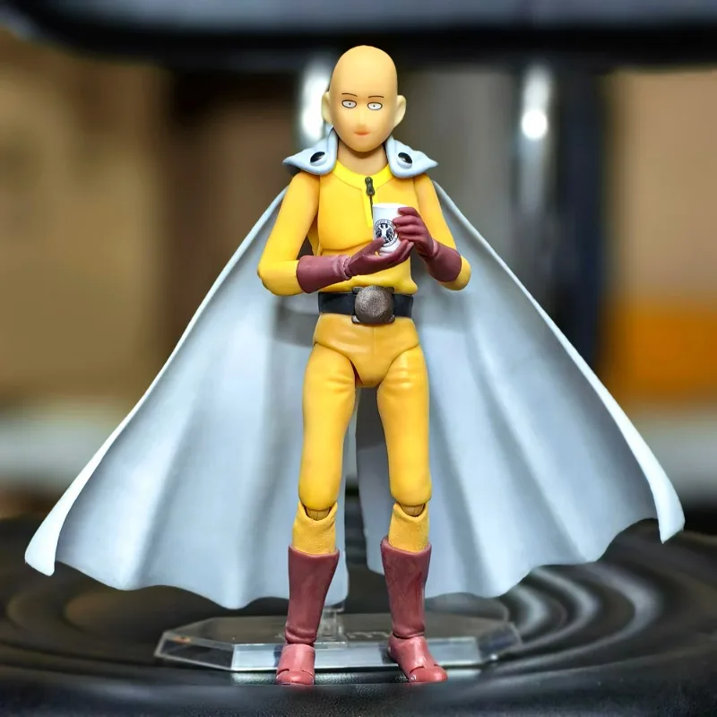 โมเดลงานแฮนด์เมด ซายตามะ จากอนิเมะวันพันช์แมน ตุ๊กตาการ์ตูนคุณภาพสูง ข้อต่อขยับได้ ของตกแต่งโต๊ะทำงานสำหรับเด็กผู้ชาย