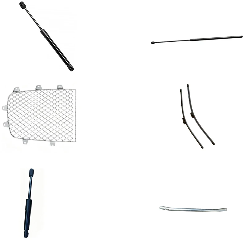 Air strut radiator grille wiper blade pneumatic spring ventilation grille air nozzle housing